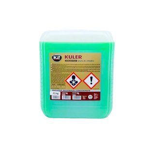 Рідина охолоджуюча K2 Kuler Long Life G11 зелена концентрат 23 кг (W416Z) K20495 фото