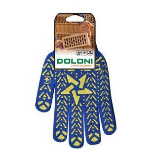 Рукавички DOLONI Зірка трикотажні з ПВХ 7 клас/10 розмір сині (587) 509512 фото