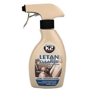 Очищувач-відновник для оббивки салону зі шкіри K2 Letan Cleaner 250 мл (K204) K20356 фото