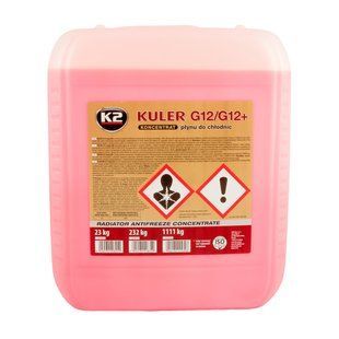 Рідина охолоджуюча K2 Kuler Long Life G12 червона концентрат 23 кг (W416C) K20707 фото