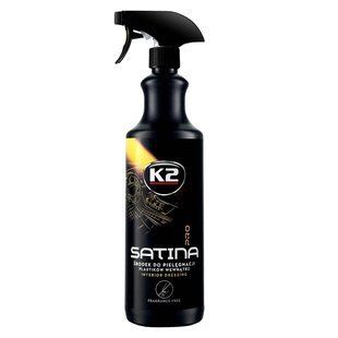 Засіб для догляду за панеллю приладів та пластиковими деталями K2 Satina Pro з нейтральним ароматом 1 л (D50911) K20543 фото