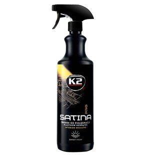 Засіб для догляду за панеллю приладів та пластиковими деталями K2 Satina Pro Свіжий захід сонця 1 л (D5011) K20541 фото