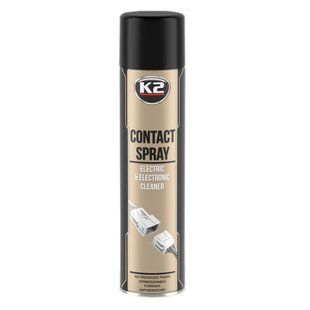 Очищувач для електроконтактів K2 Contact Spray прозоре аерозоль 600 мл (W1256) K20806 фото