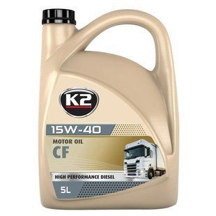 Олива моторна K2 CF 15W-40 5 л (O4015E) K20976 фото