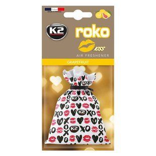 Ароматизатор для салону авто K2 Roko Kiss Грейпфрут 25 г (V824K) K20323 фото
