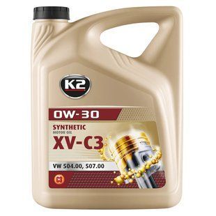 Олива моторна K2 Synthetic XV-C3 0W-30 5 л (O0335S) K20969 фото