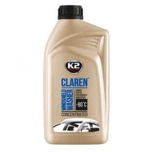 Омивач скла зимовий K2 Claren Windshield Washer -80 &deg;С з нейтральним ароматом концентрат 1 л (K611) K20553 фото