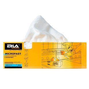Набір серветок ERLA Microfast універсальні мікрофібра 30 см х 30 см 30 шт (R1013) K20750 фото