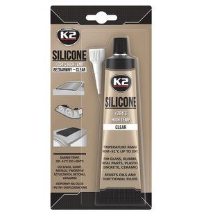 Герметик універсальний K2 Bond Silicone Clear прозорий 85 г (B255) K20345 фото