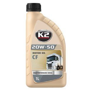 Олива моторна MOTOR OIL 20W-50 CF 1 л K20956 фото