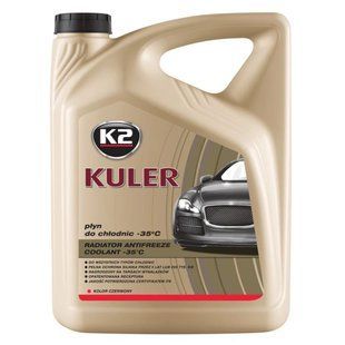 Рідина охолоджуюча K2 Kuler Long Life -35 &deg;C G12 червона 5 л (T205C) K20262 фото
