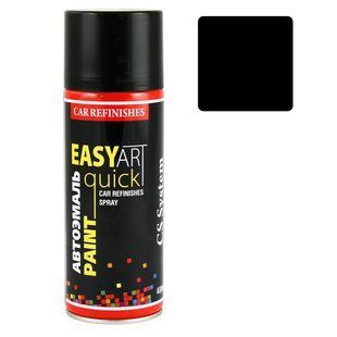Емаль автомобільна CS SYSTEM Easy Art Quick Paint 601 Чорна глянцева аерозоль 400 мл CS1601 фото