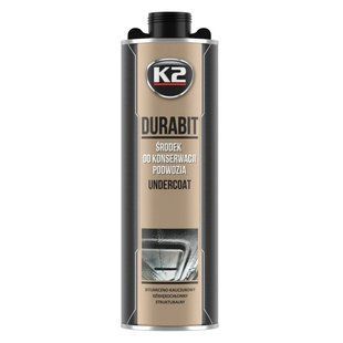 Мастика для захисту від гравію та корозії K2 DURABIT чорна під пістолет 1 л (L325) K20866 фото