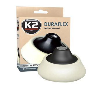 Тримач для кріплення полірувальних кругів K2 Duraflex soft backing pad на липучці 123 мм (L600) K20546 фото