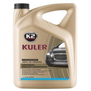 Рідина охолоджуюча K2 Kuler Long Life G11 блакитна концентрат 5 л (T215N) K20272 фото